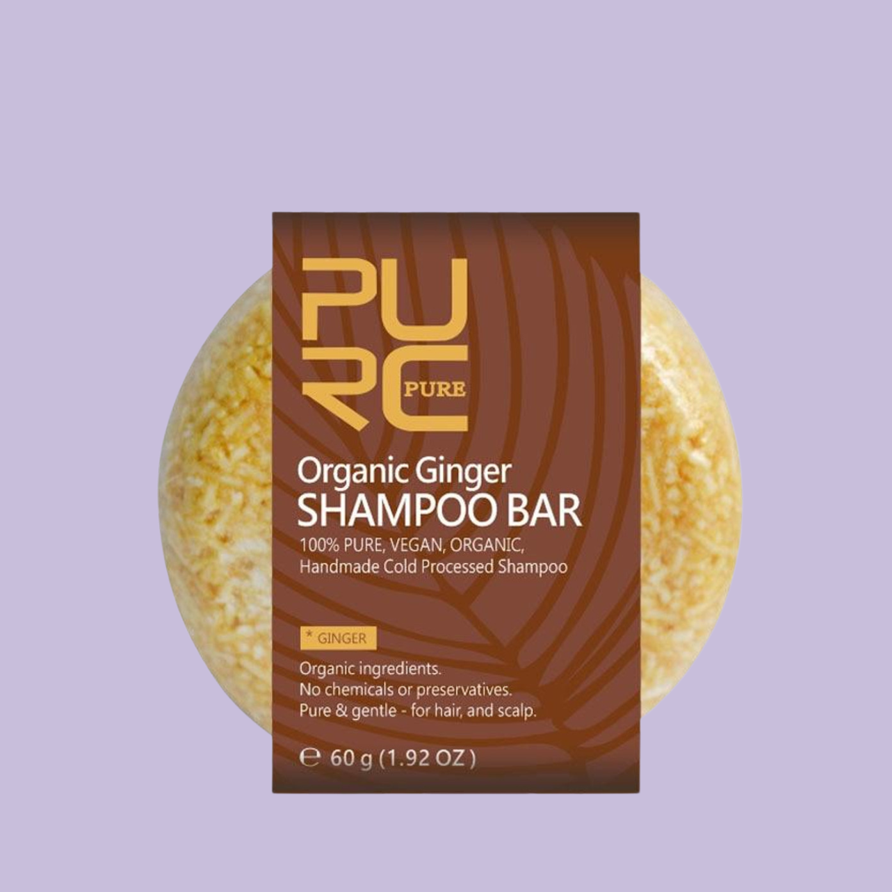 Pure Growth Organic Ginger Shampoo Bar